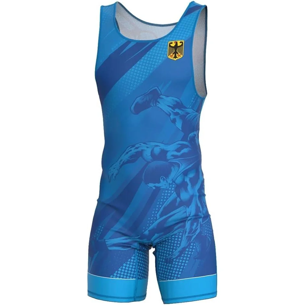 Running Gear Satisfy - Uniforme de luta livre dos homens