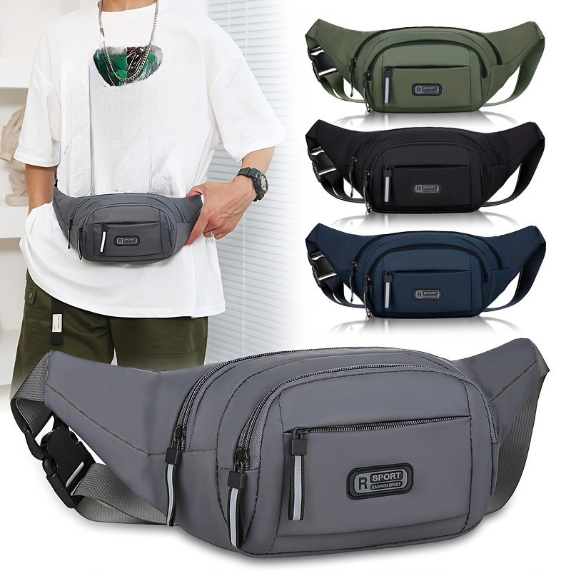 Running Zwift - Bolsa de cintura impermeável para homem,