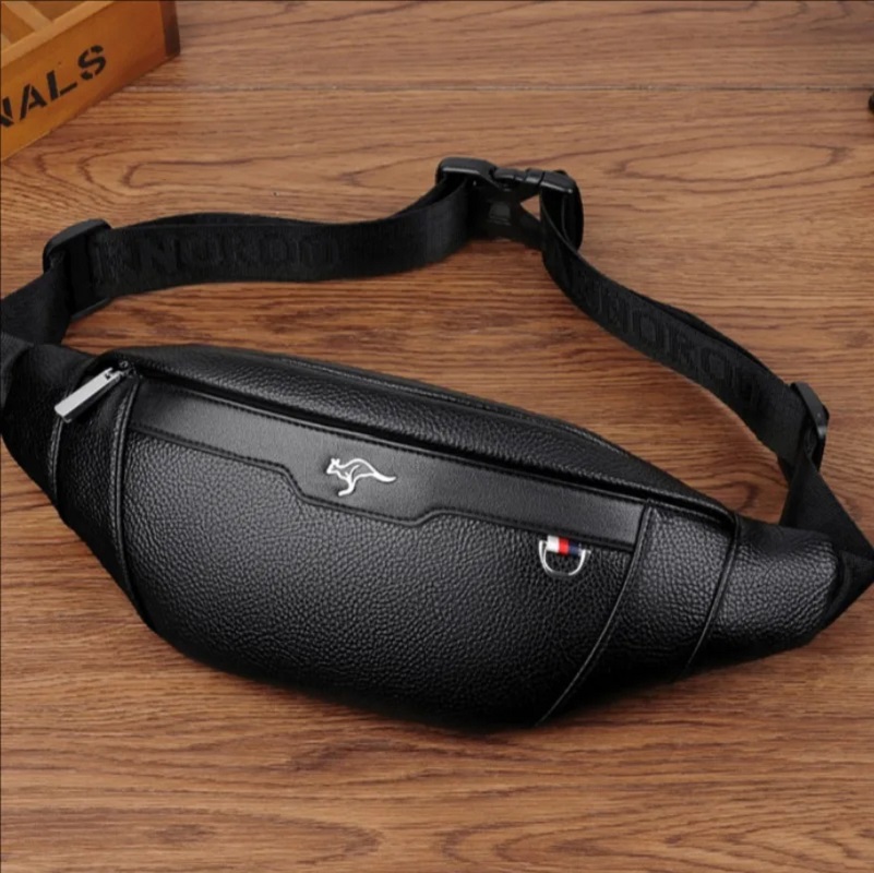 Bolsa de Cintura de Couro para - Running Zwift avaliação e preço