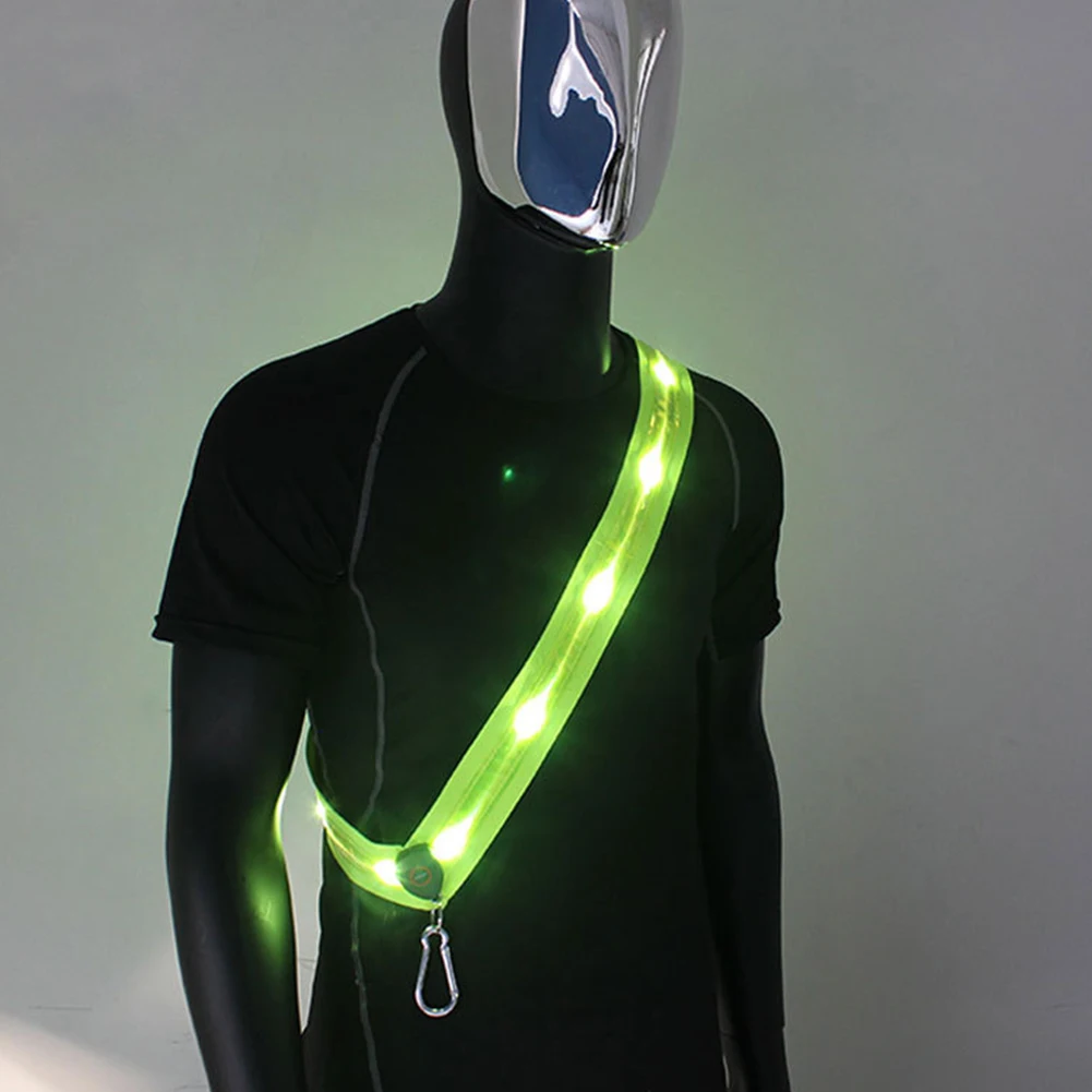 Correias reflexivas LED recarr - Running Gear Satisfy avaliação e preço
